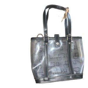 Clear 2 piece mini handbag